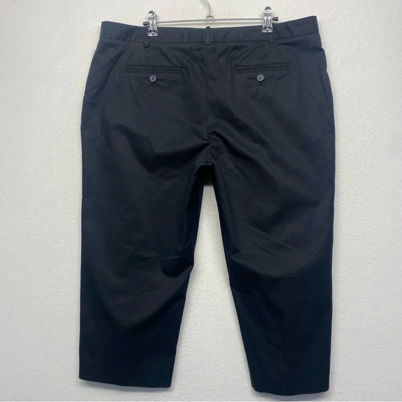 NWT Calvin Klein Modern Essentials 16 Black Crop Capri Trouser Pants - Picture 2 of 7